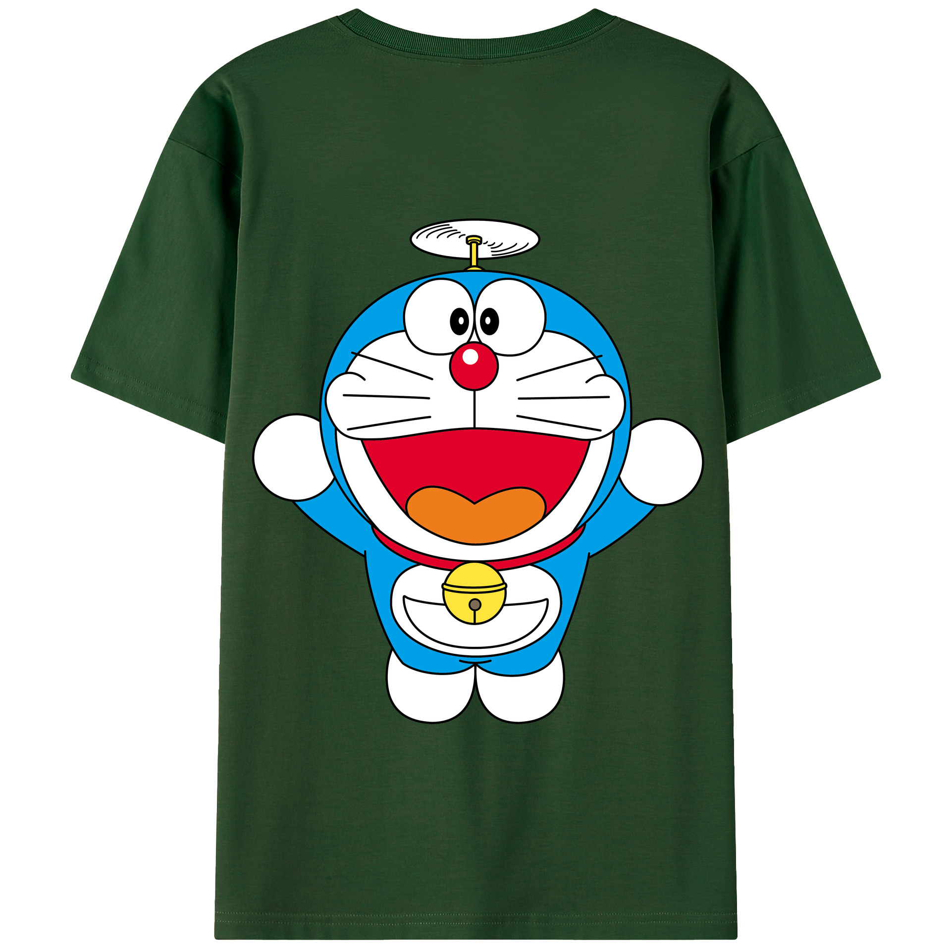 （画像用） ドラえもん Doraemon 綿100％半袖Tシャツ（背面プリント）